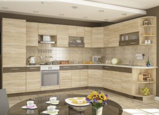 ПЛАН КОМПЛЕКТАЦИИ КУХНИ ВСТРАИВАЕМОЙ ТЕХНИКОЙ.