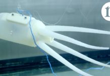 Создан мягкий робот, управляемый потоками воздуха