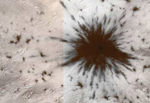 Спутник MRO продолжает слежку за Марсом