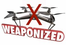 В Америке запрещено использовать дроны с прикреплённым к ним оружием