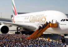 Модель лайнера Airbus А380 выходит из эксплуатации