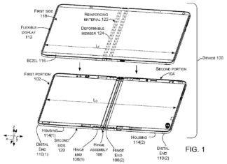 В сеть попали схемы гибкого смартфона от Microsoft