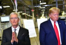 Дональд Трамп попросил Apple помочь в развитии 5G на территории США
