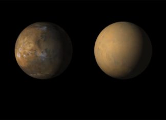 НАСА детализирует данные о пылевых торнадо на Марсе