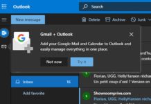 Microsoft добавит сервисы Google в свою почту Outlook.com