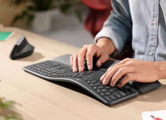 Logitech представила эргономичную клавиатуру Ergo K860