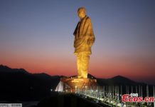 Самая высокая статуя в Индии открыта к посещению