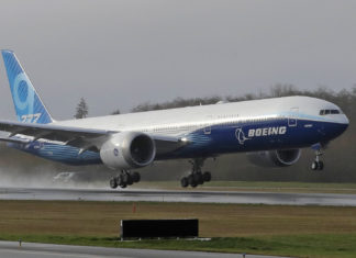 Boeing провела успешные испытания самолётов серии 777X