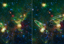 Телескоп НАСА Spitzer обнаружил необычайно яркие ранние галактики