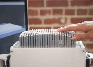 Создан тактильный дисплей для слепых