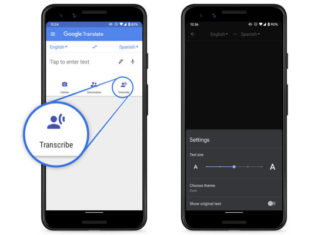 Google Переводчик получил функцию транскрибирования