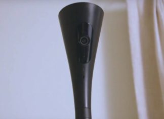 Panasonic разработана уникальную лампу HomeHawk Floor Lamp