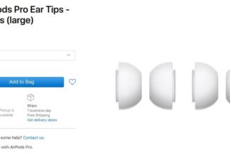Apple запускает онлайн-продажи вкладышей для AirPods Pro