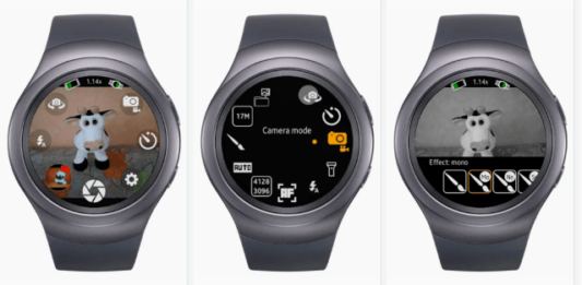 galaxy watch camera app