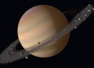 Телескоп Хаббл запечатлел красивый снимок Сатурна и его колец
