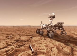 Спутник MRO продемонстрировал пылевую лавину на Марсе