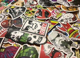 Основные сферы применения наклеек