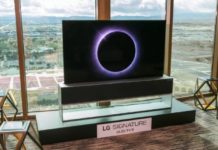 LG выпускает в Южной Корее уникальный телевизор Signature OLED R