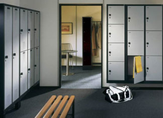 Как выбрать металлические шкафчики для раздевалки?