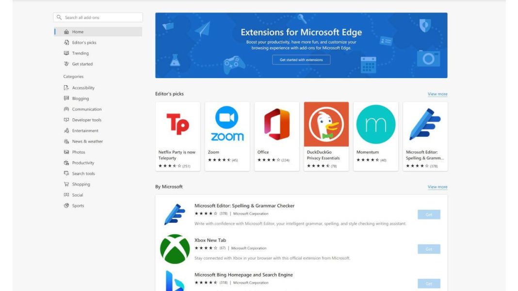 Зайти в microsoft edge