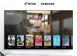 Samsung Smart TV получают поддержку TikTok