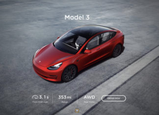 Tesla увеличит максимальный диапазон Model 3 при помощи обновления ПО