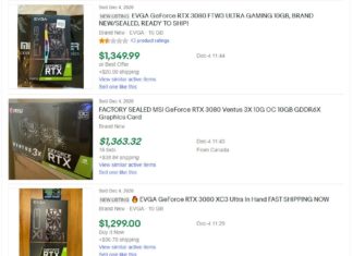 Nvidia испытывает проблемы с поставками RTX 30 на рынок