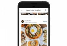 Google Maps демонстрирует информацию о местах в расширенном формате