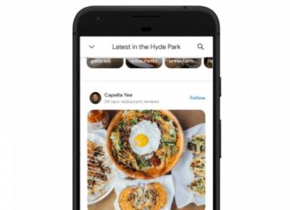 Google Maps демонстрирует информацию о местах в расширенном формате