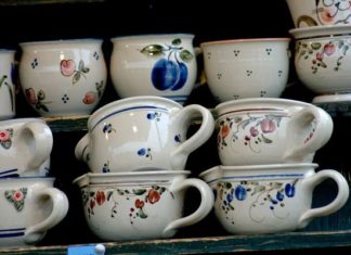 Оригинальная керамическая посуда – стильно оформленные модели ручной работы