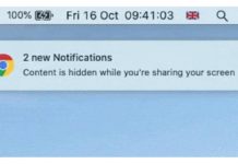 Google Chrome будет заглушать уведомления при записи экрана пользователем
