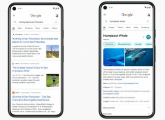 Google Search получает редизайн для мобильных устройств