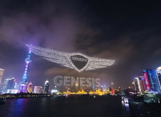Genesis провела самое масштабное шоу с использованием дронов