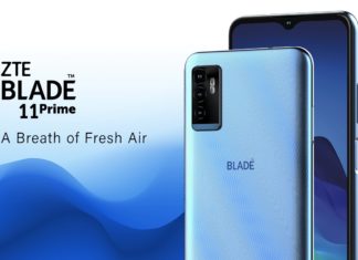 ZTE выпускает новый смартфон Blade 11 Prime