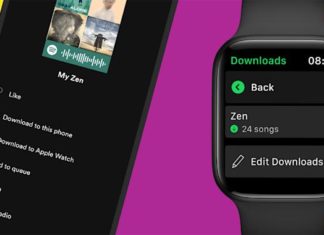Spotify на Apple Watch теперь полноценное приложение