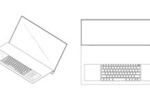 LG запатентовала необычный ноутбук с тремя дисплеями