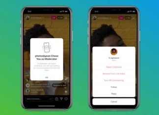 Instagram позволит назначать модераторов прямых трансляций